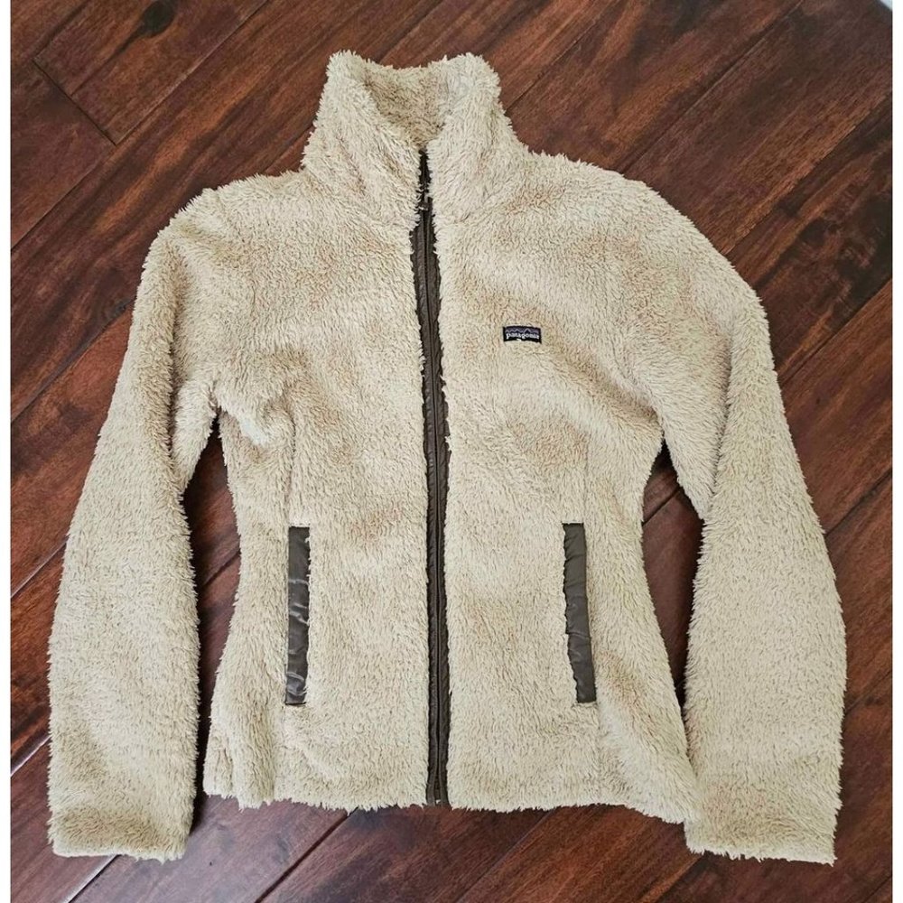 Patagonia Cream Sherpa Fleece Jacket